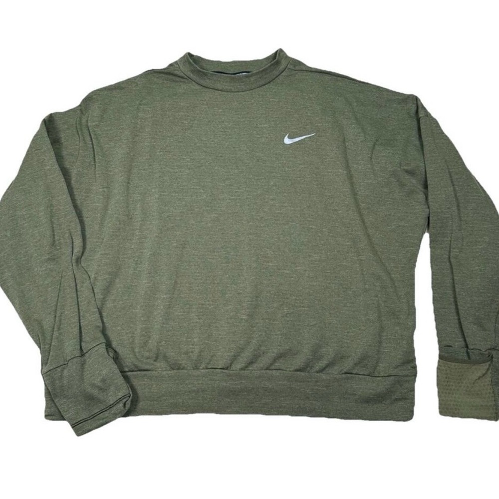 Nike Men's Olive Crewneck Sweater
